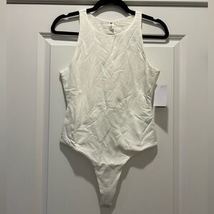 BP Ribbed High Neck Bodysuit Sz S